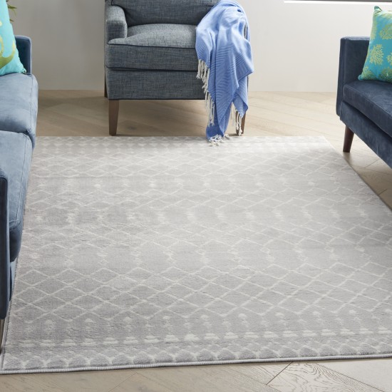 Nourison Whimsicle WHS02 Area Rug, Grey, 4' x 6'