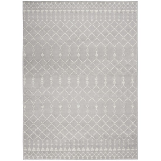 Nourison Whimsicle WHS02 Area Rug, Grey, 6' x 9'