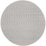 Nourison Whimsicle WHS02 Area Rug, Grey, 8' x Round