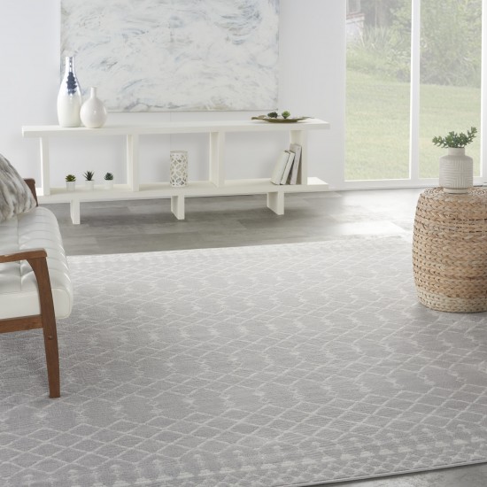 Nourison Whimsicle WHS02 Area Rug, Grey, 8'4" x 11'6"