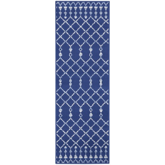 Nourison Whimsicle WHS02 Runner Rug, Navy, 2' x 6'