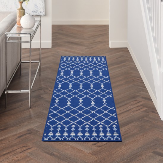 Nourison Whimsicle WHS02 Runner Rug, Navy, 2' x 6'