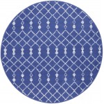 Nourison Whimsicle WHS02 Area Rug, Navy, 5' x Round