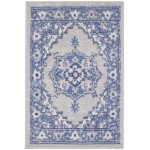 Nourison Whimsicle WHS03 Area Rug, Grey/Blue, 2' x 3'