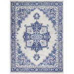 Nourison Whimsicle WHS03 Area Rug, Ivory/Blue, 4' x 6'