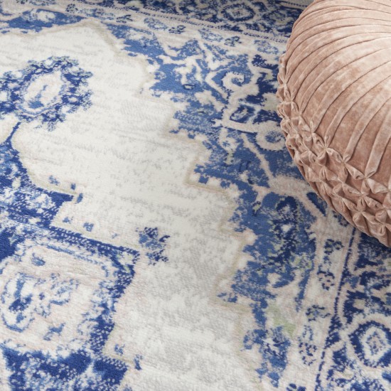 Nourison Whimsicle WHS03 Area Rug, Ivory/Blue, 4' x 6'