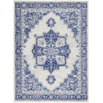 Nourison Whimsicle WHS03 Area Rug, Ivory/Blue, 5' x 7'