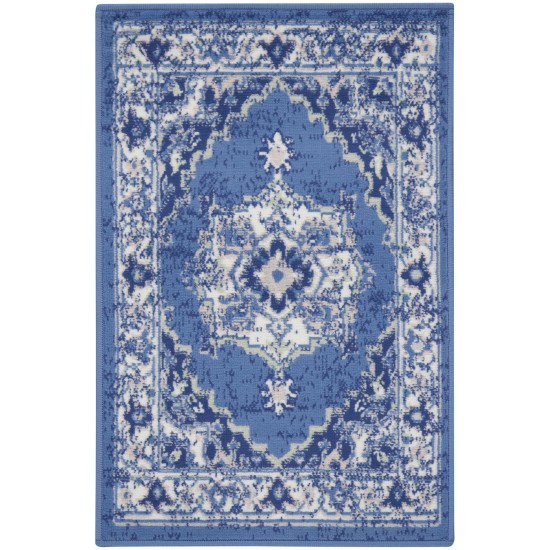 Nourison Whimsicle WHS03 Area Rug, Navy, 2' x 3'