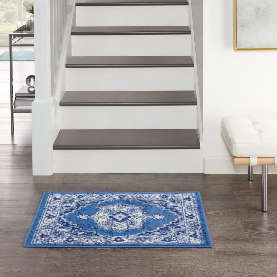 Nourison Whimsicle WHS03 Area Rug, Navy, 2' x 3'