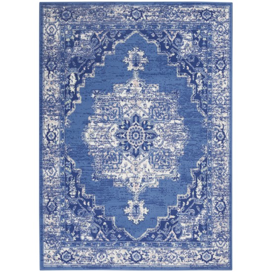 Nourison Whimsicle WHS03 Area Rug, Navy, 5' x 7'