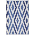 Nourison Whimsicle WHS04 Area Rug, Ivory/Blue, 2' x 3'