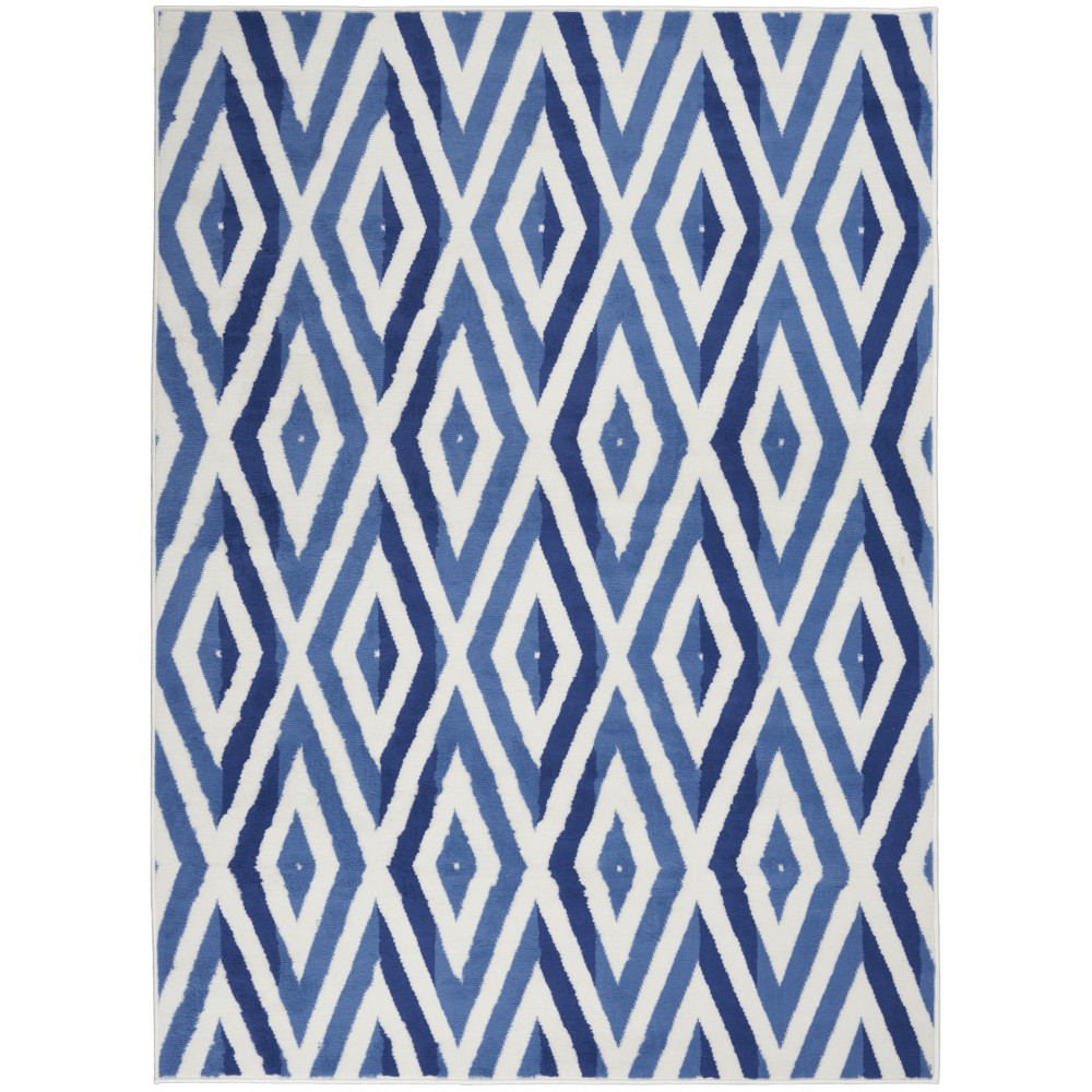 Nourison Whimsicle WHS04 Area Rug, Ivory/Blue, 4' x 6'