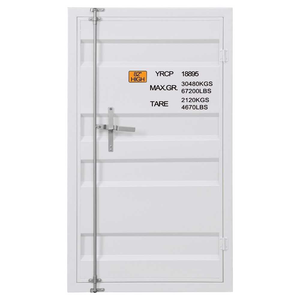 ACME Cargo Chest (Single Door), White