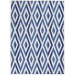 Nourison Whimsicle WHS04 Area Rug, Ivory/Blue, 5' x 7'