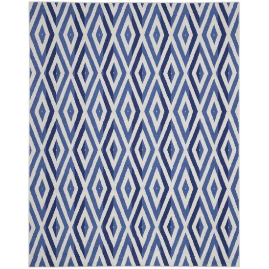 Nourison Whimsicle WHS04 Area Rug, Ivory/Blue, 7' x 10'