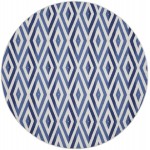 Nourison Whimsicle WHS04 Area Rug, Ivory/Blue, 8' x Round