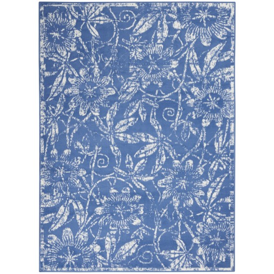 Nourison Whimsicle WHS05 Area Rug, Blue, 4' x 6'