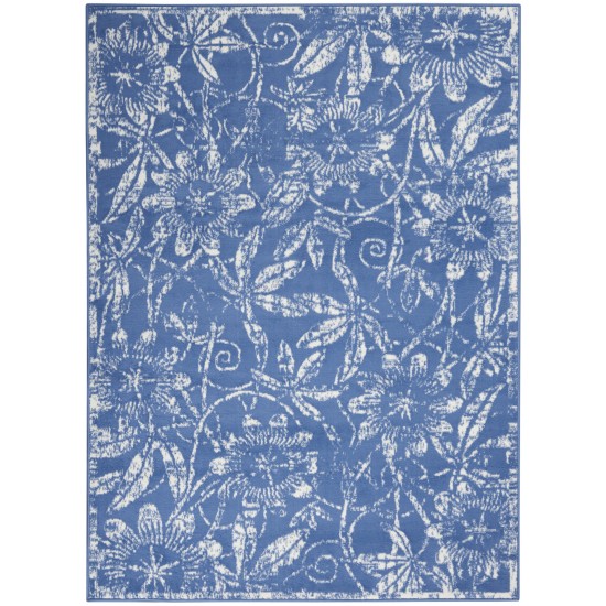 Nourison Whimsicle WHS05 Area Rug, Blue, 6' x 9'