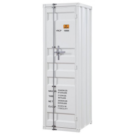 ACME Cargo Wardrobe (Single Door), White