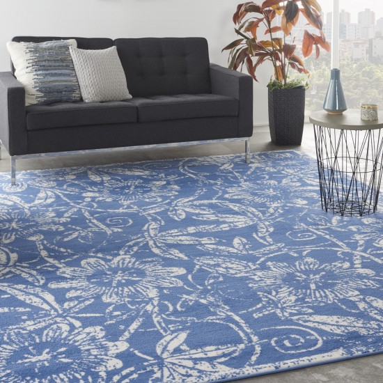 Nourison Whimsicle WHS05 Area Rug, Blue, 8'4" x 11'6"