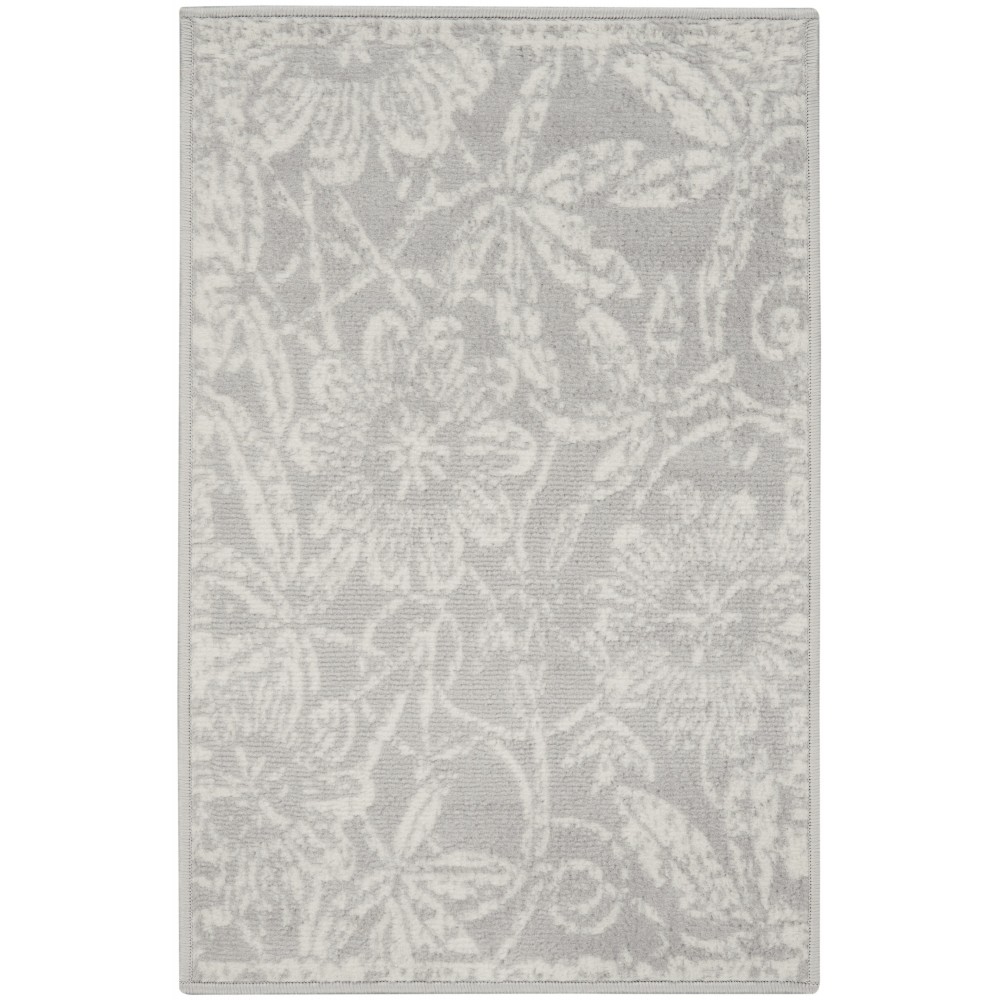 Nourison Whimsicle WHS05 Area Rug, Grey, 2' x 3'