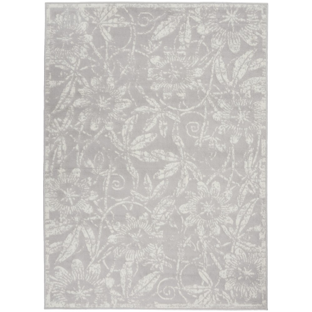 Nourison Whimsicle WHS05 Area Rug, Grey, 5' x 7'