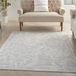 Nourison Whimsicle WHS05 Area Rug, Grey, 5' x 7'