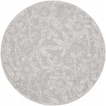 Nourison Whimsicle WHS05 Area Rug, Grey, 5' x Round