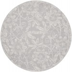 Nourison Whimsicle WHS05 Area Rug, Grey, 8' x Round