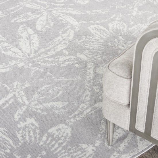 Nourison Whimsicle WHS05 Area Rug, Grey, 8' x Round