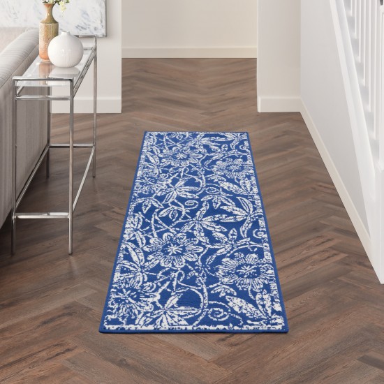 Nourison Whimsicle WHS05 Runner Rug, Navy, 2' x 6'