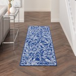 Nourison Whimsicle WHS05 Runner Rug, Navy, 2' x 8'