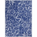 Nourison Whimsicle WHS05 Area Rug, Navy, 5' x 7'