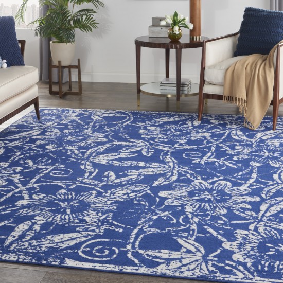 Nourison Whimsicle WHS05 Area Rug, Navy, 7' x 10'