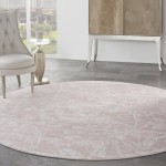 Nourison Whimsicle WHS05 Area Rug, Pink, 8' x Round