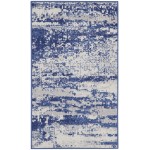 Nourison Whimsicle WHS06 Area Rug, Ivory/Navy, 3' x 5'