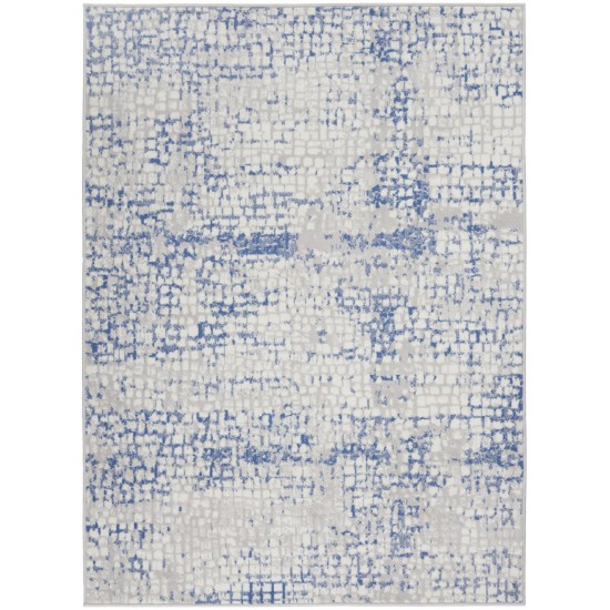 Nourison Whimsicle WHS07 Area Rug, Grey/Blue, 4' x 6'