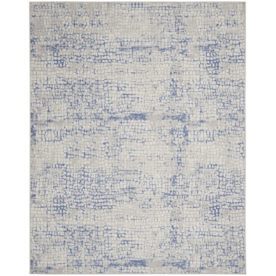 Nourison Whimsicle WHS07 Area Rug, Grey/Blue, 7' x 10'