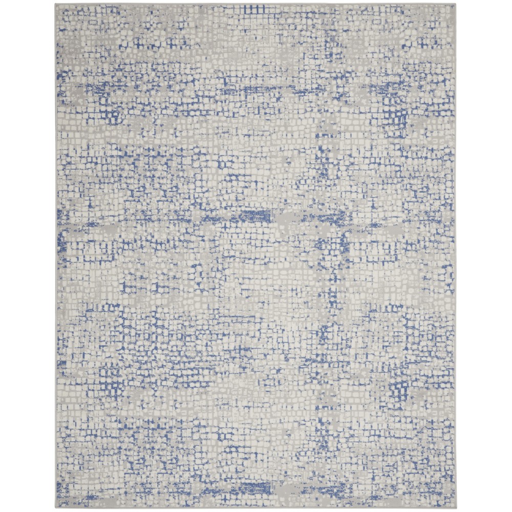 Nourison Whimsicle WHS07 Area Rug, Grey/Blue, 8' x 10'