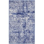 Nourison Whimsicle WHS07 Area Rug, Ivory/Navy, 3' x 5'