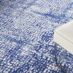 Nourison Whimsicle WHS07 Area Rug, Ivory/Navy, 7' x 10'