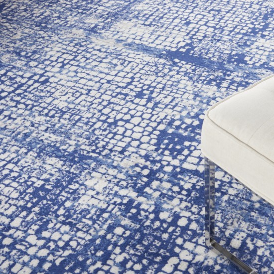 Nourison Whimsicle WHS07 Area Rug, Ivory/Navy, 7' x 10'