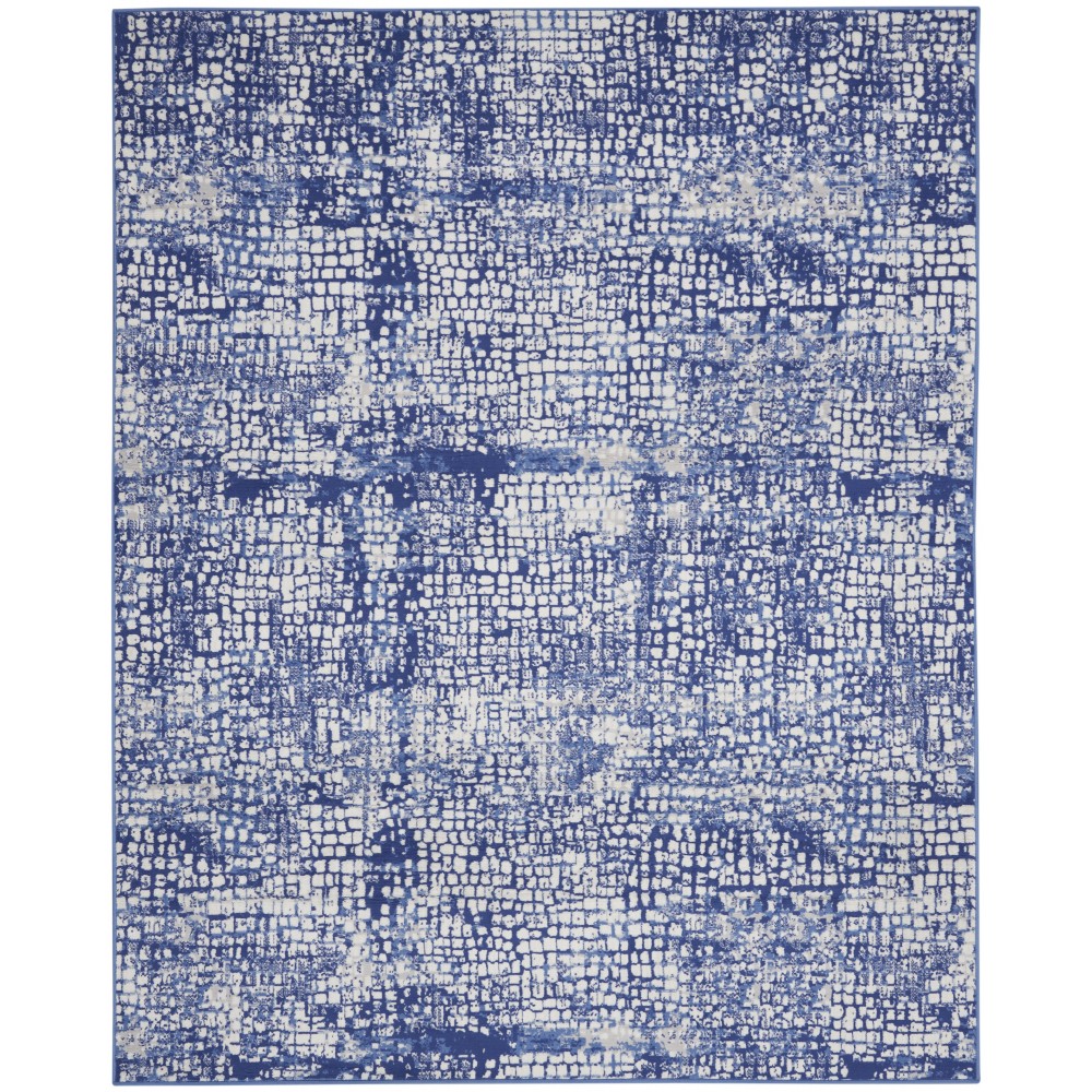 Nourison Whimsicle WHS07 Area Rug, Ivory/Navy, 8'4" x 11'6" Nourison Whimsicle WHS07 Area Rug, Ivory/Navy, 8'4" x 11'6"
