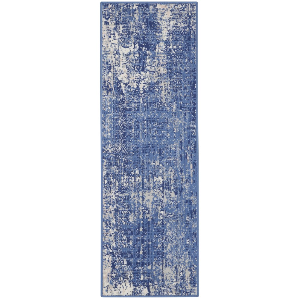 Nourison Whimsicle WHS08 Runner Rug, Blue/Ivory, 2' x 8' Nourison Whimsicle WHS08 Runner Rug, Blue/Ivory, 2' x 8'