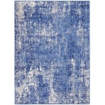 Nourison Whimsicle WHS08 Area Rug, Blue/Ivory, 5' x 7'