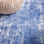 Nourison Whimsicle WHS08 Area Rug, Blue/Ivory, 5' x 7'