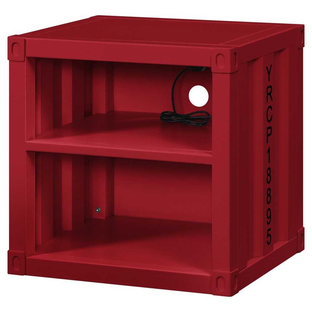 ACME Cargo Nightstand (USB), Red