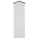 ACME Tree House Bookcase, Weathered White & Washed Gray