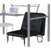 ACME Senon Adjustable Chair (Futon), Silver & Black
