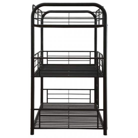 ACME Cairo Triple Bunk Bed - Twin, Sandy Black